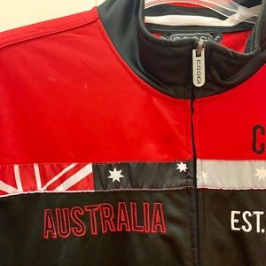 Track Jacket Black & Red 2XL